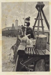 Baarsvissen aan de zuidkust